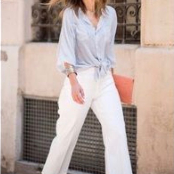 Merona White Crop Capris - Picture 2 of 6